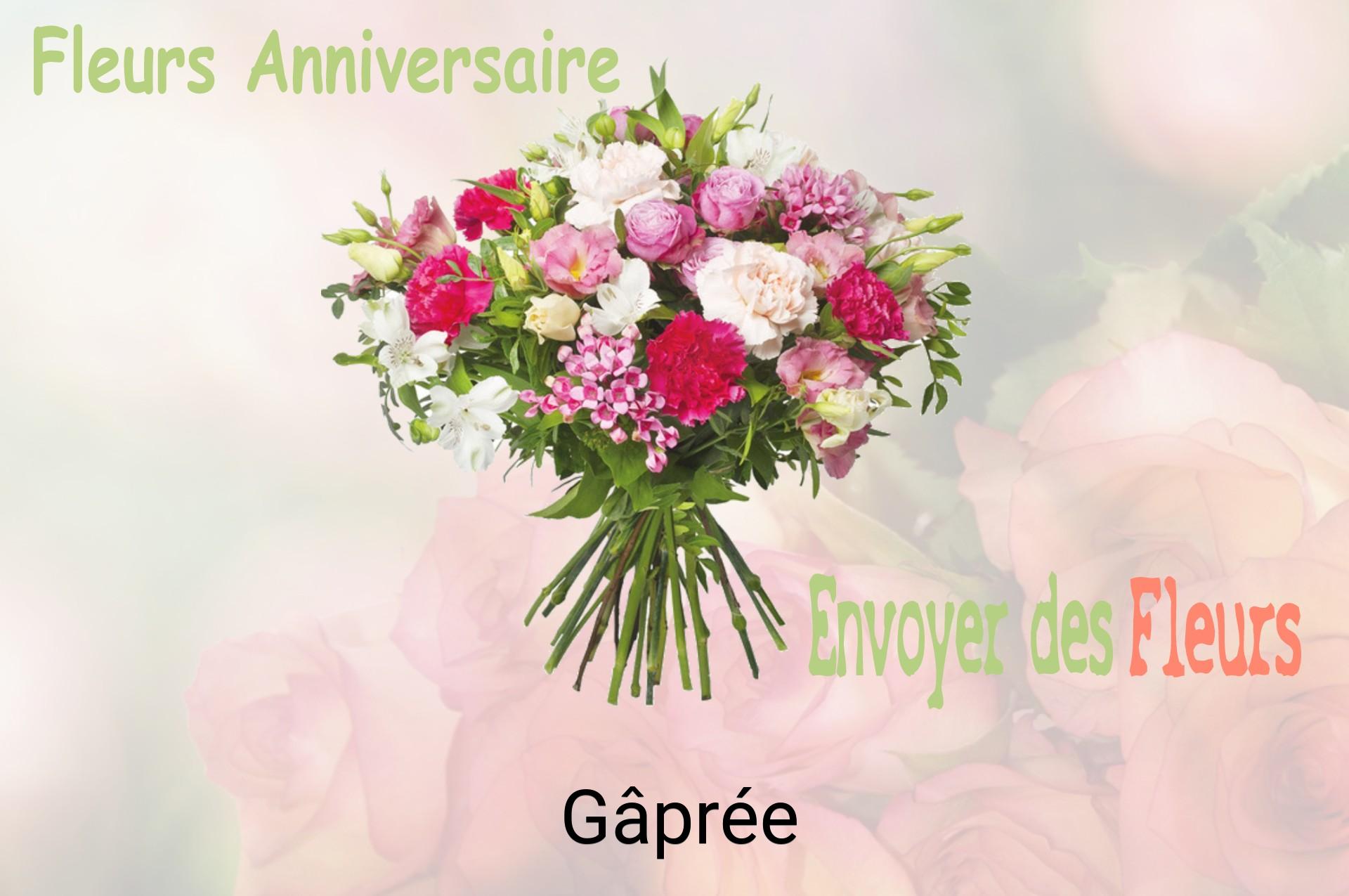 Bouquet de fleurs d’anniversaire livré à Gâprée